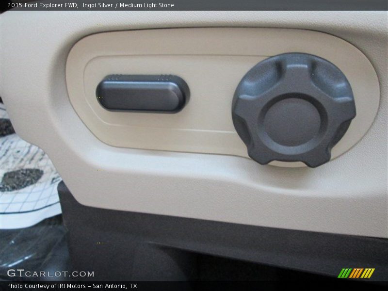 Ingot Silver / Medium Light Stone 2015 Ford Explorer FWD