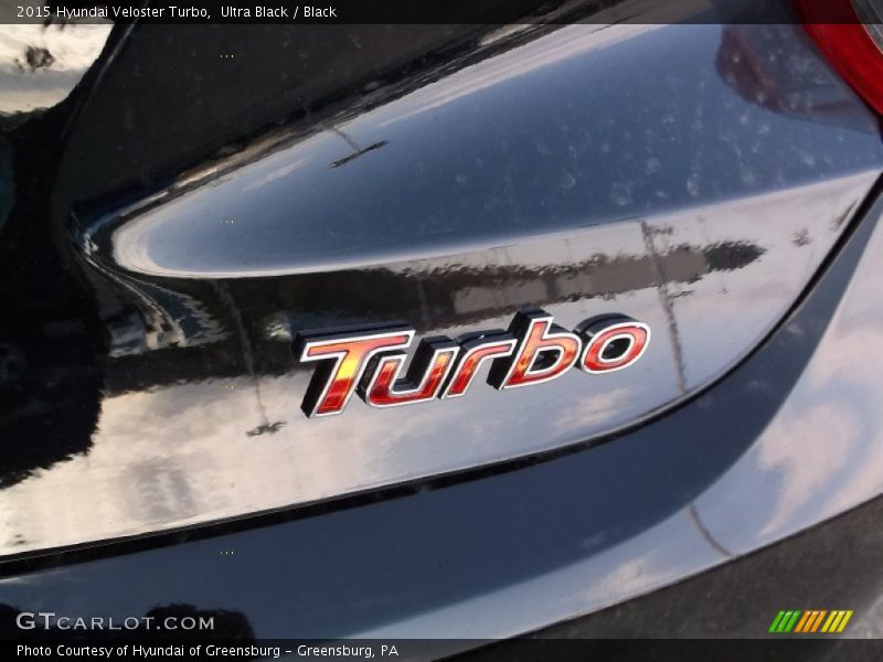 Ultra Black / Black 2015 Hyundai Veloster Turbo