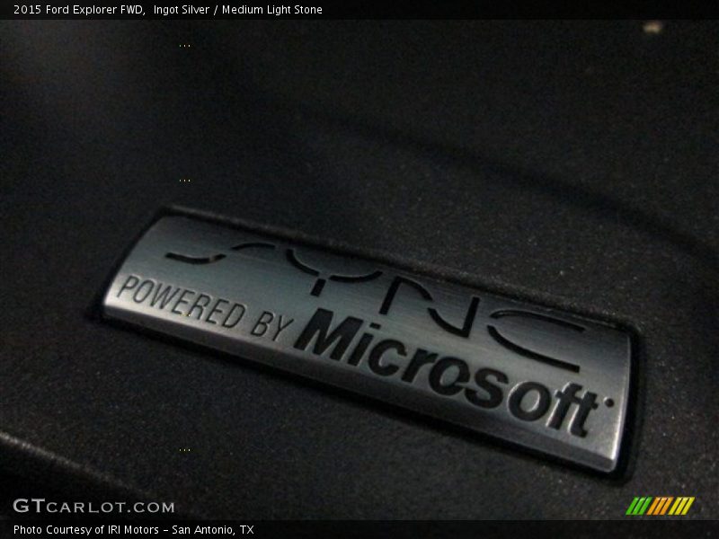 Ingot Silver / Medium Light Stone 2015 Ford Explorer FWD