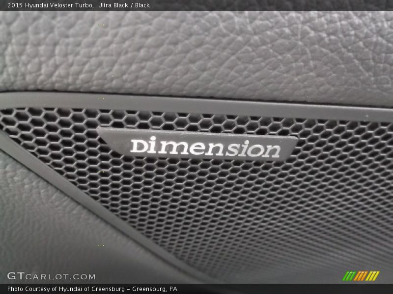Ultra Black / Black 2015 Hyundai Veloster Turbo
