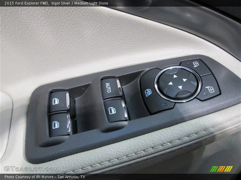 Ingot Silver / Medium Light Stone 2015 Ford Explorer FWD