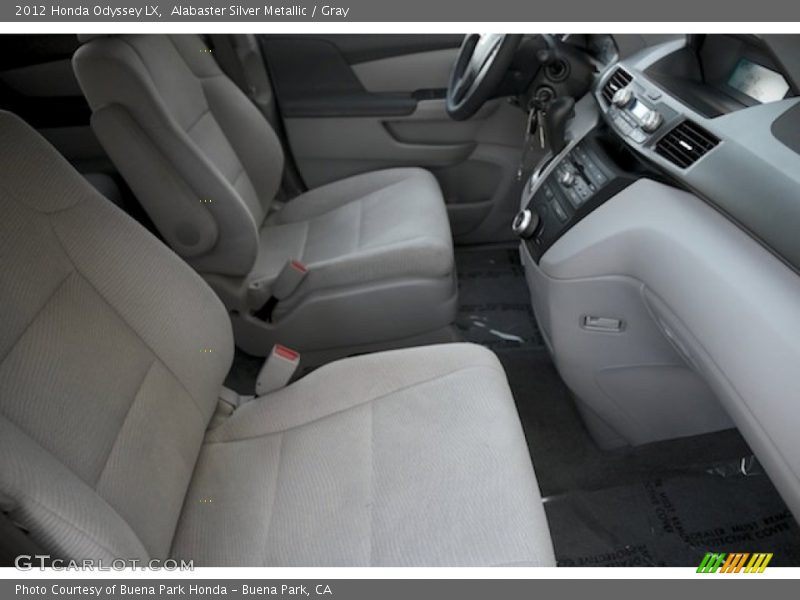 Alabaster Silver Metallic / Gray 2012 Honda Odyssey LX