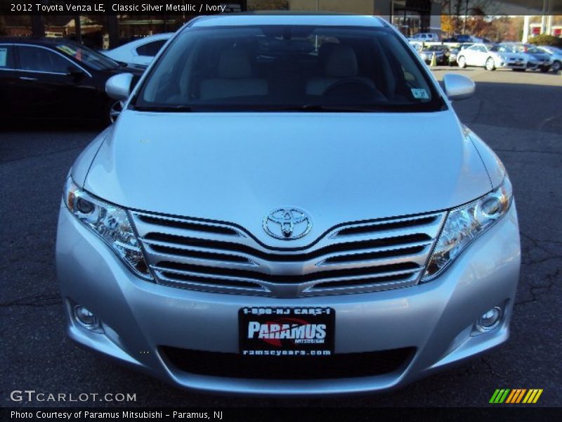 Classic Silver Metallic / Ivory 2012 Toyota Venza LE