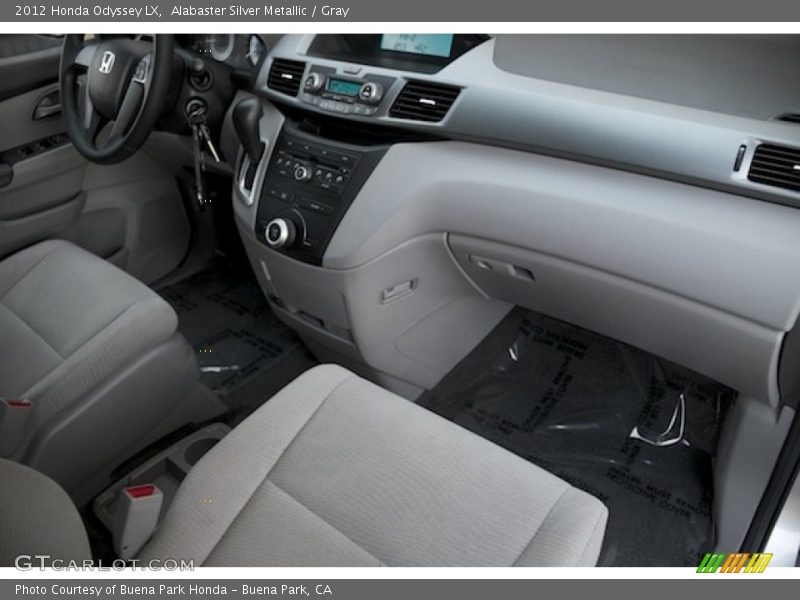 Alabaster Silver Metallic / Gray 2012 Honda Odyssey LX
