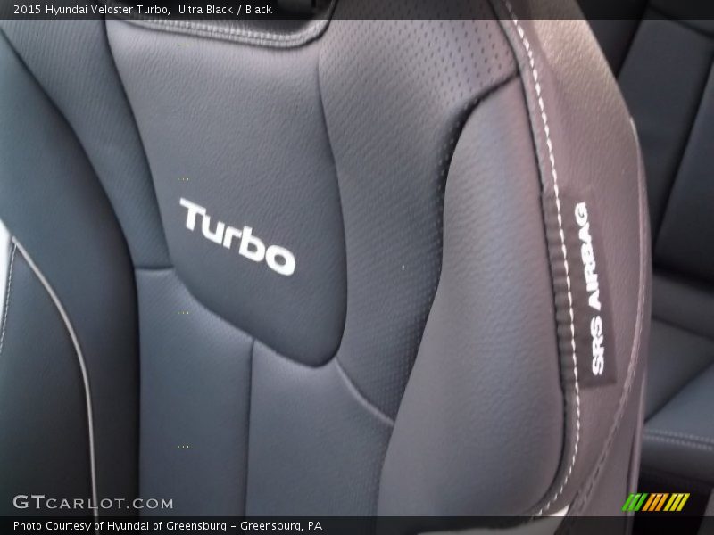 Ultra Black / Black 2015 Hyundai Veloster Turbo