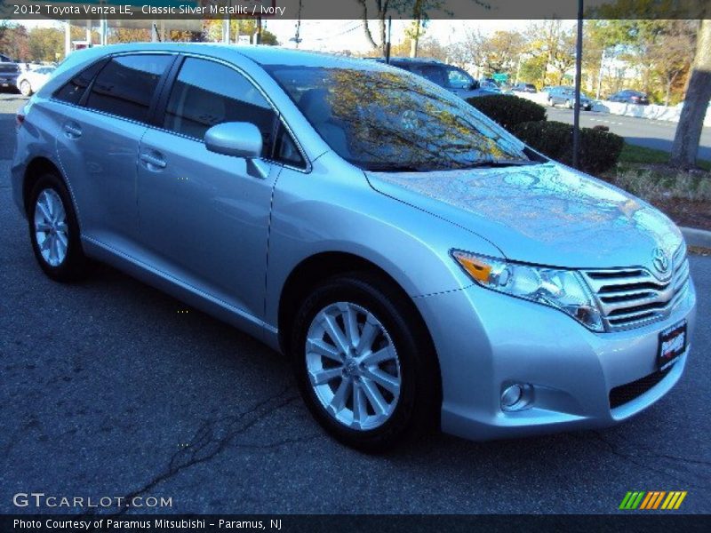 Classic Silver Metallic / Ivory 2012 Toyota Venza LE