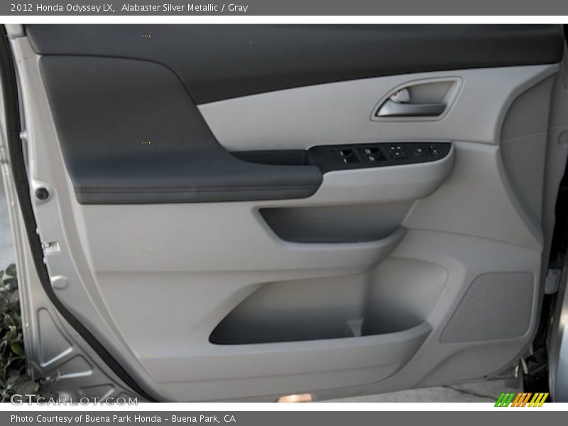 Alabaster Silver Metallic / Gray 2012 Honda Odyssey LX
