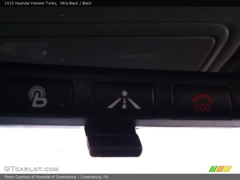 Ultra Black / Black 2015 Hyundai Veloster Turbo