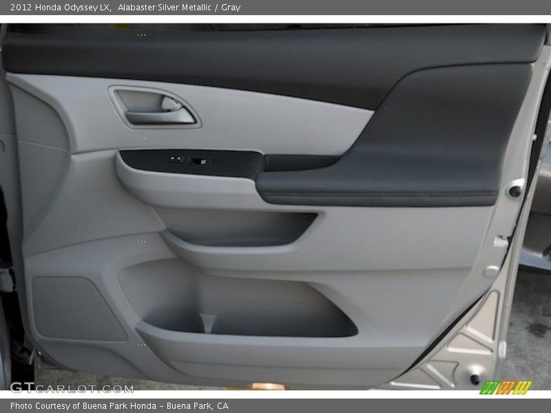 Alabaster Silver Metallic / Gray 2012 Honda Odyssey LX