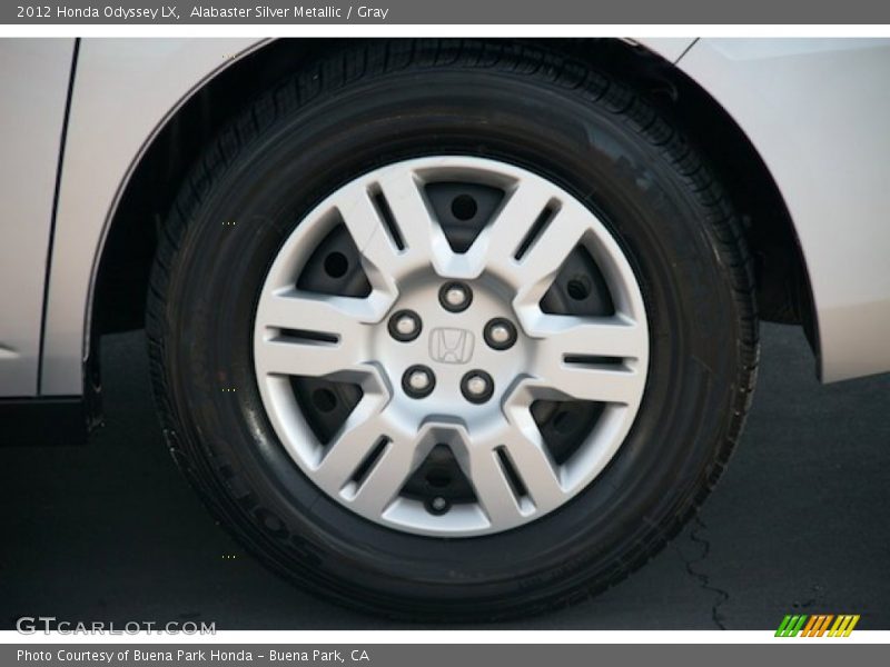 Alabaster Silver Metallic / Gray 2012 Honda Odyssey LX