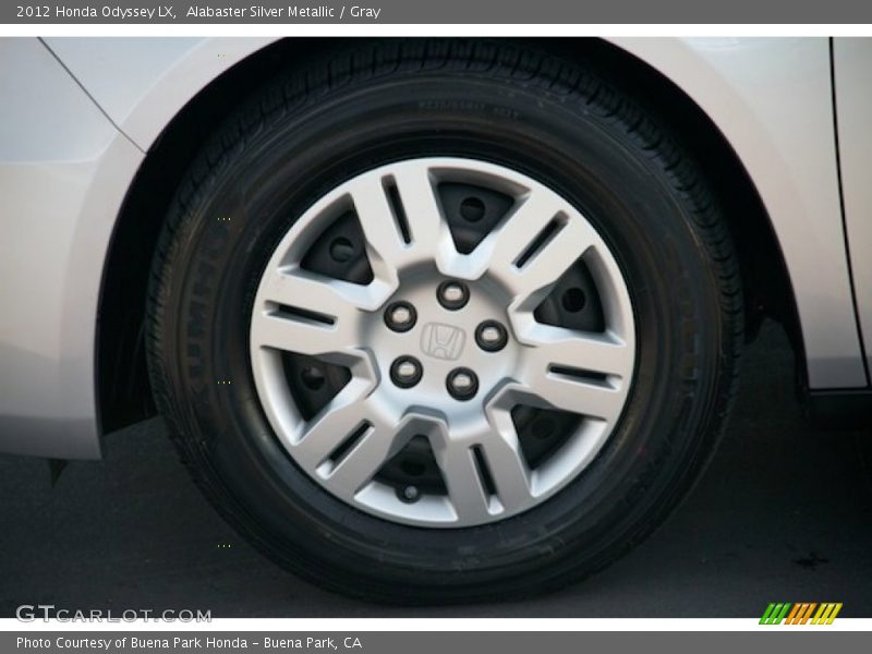 Alabaster Silver Metallic / Gray 2012 Honda Odyssey LX
