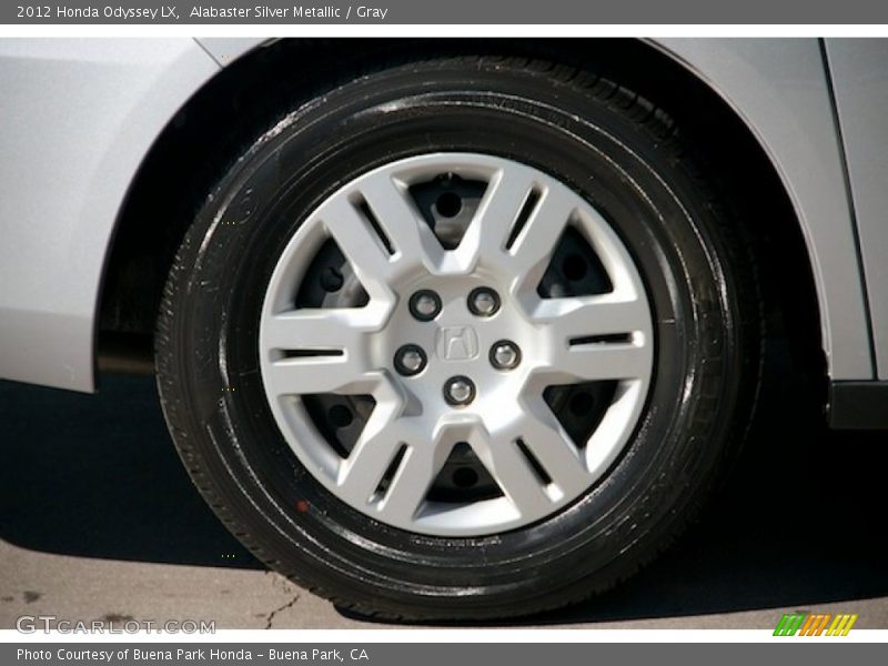 Alabaster Silver Metallic / Gray 2012 Honda Odyssey LX