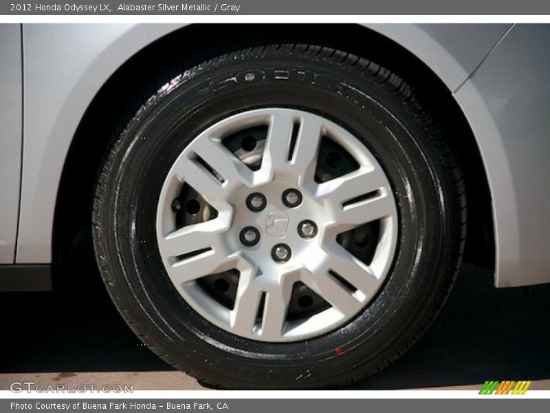 Alabaster Silver Metallic / Gray 2012 Honda Odyssey LX