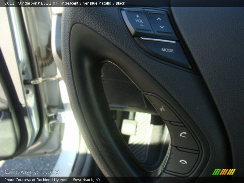 Iridescent Silver Blue Metallic / Black 2011 Hyundai Sonata SE 2.0T