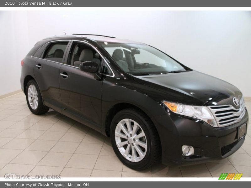 Black / Gray 2010 Toyota Venza I4