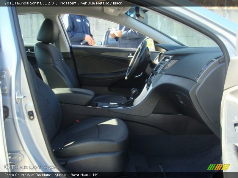 Iridescent Silver Blue Metallic / Black 2011 Hyundai Sonata SE 2.0T