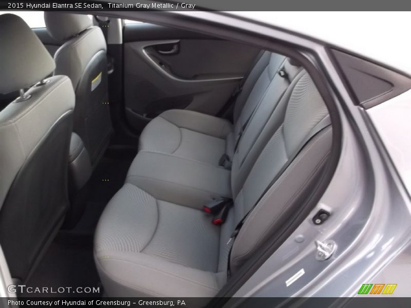 Titanium Gray Metallic / Gray 2015 Hyundai Elantra SE Sedan
