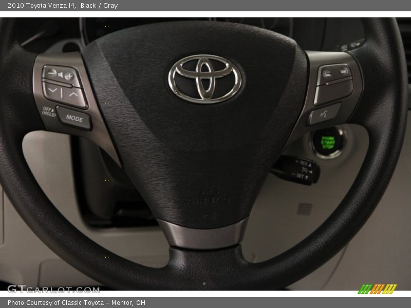 Black / Gray 2010 Toyota Venza I4
