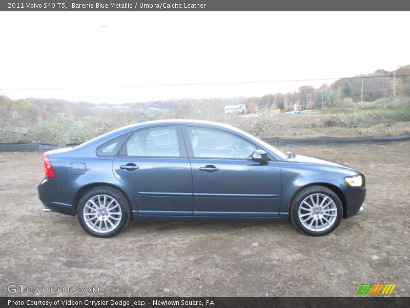 Barents Blue Metallic / Umbra/Calcite Leather 2011 Volvo S40 T5