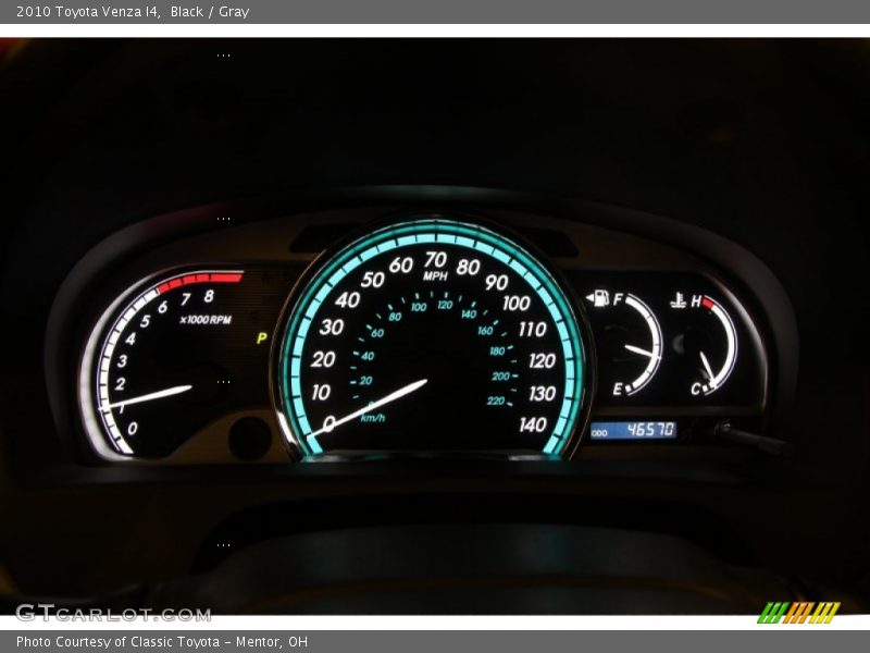 Black / Gray 2010 Toyota Venza I4