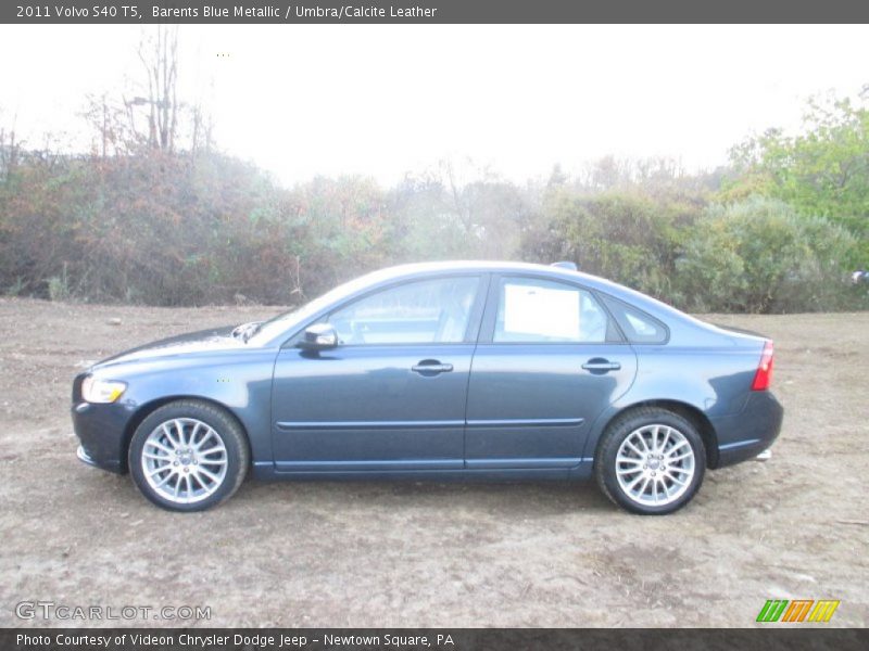 Barents Blue Metallic / Umbra/Calcite Leather 2011 Volvo S40 T5