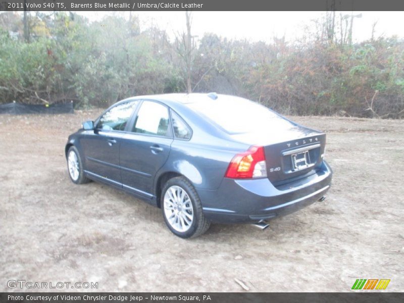 Barents Blue Metallic / Umbra/Calcite Leather 2011 Volvo S40 T5