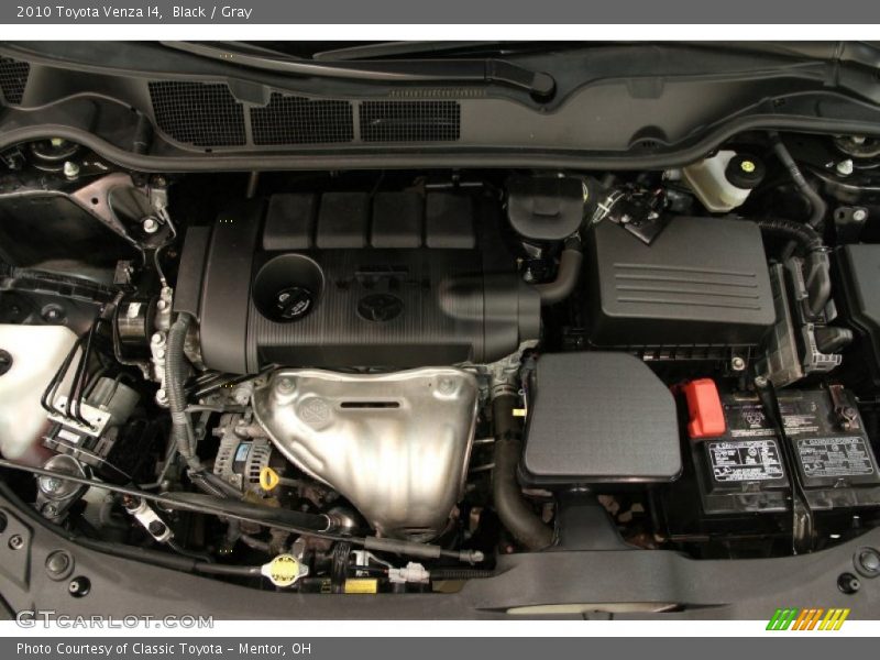Black / Gray 2010 Toyota Venza I4