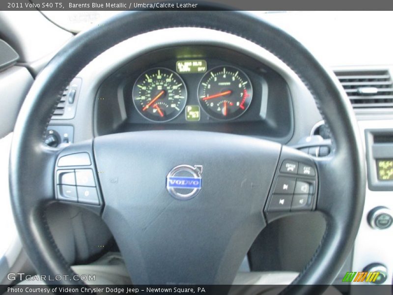 Barents Blue Metallic / Umbra/Calcite Leather 2011 Volvo S40 T5