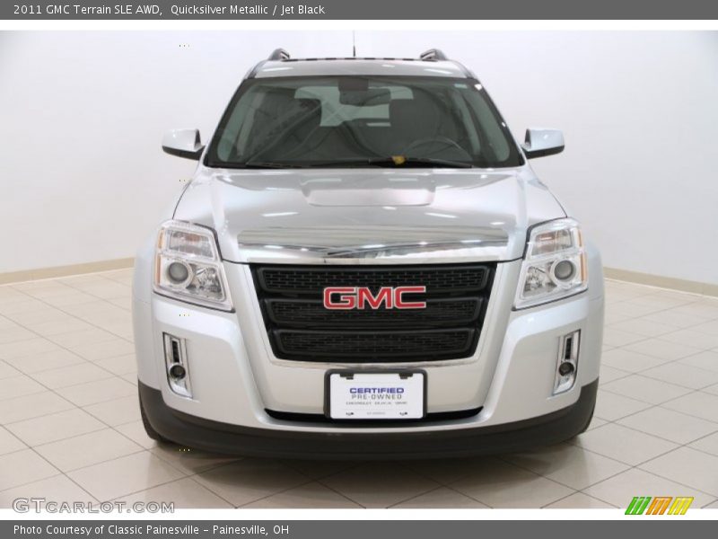 Quicksilver Metallic / Jet Black 2011 GMC Terrain SLE AWD