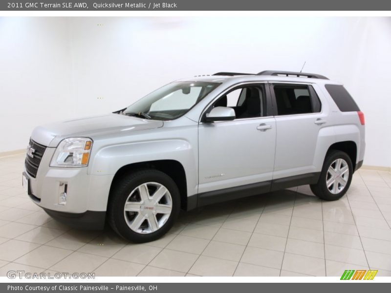 Quicksilver Metallic / Jet Black 2011 GMC Terrain SLE AWD
