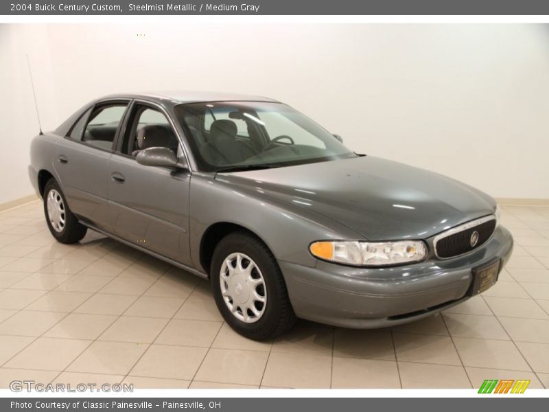 Steelmist Metallic / Medium Gray 2004 Buick Century Custom