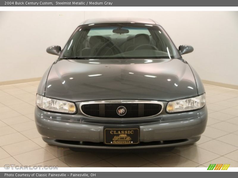 Steelmist Metallic / Medium Gray 2004 Buick Century Custom