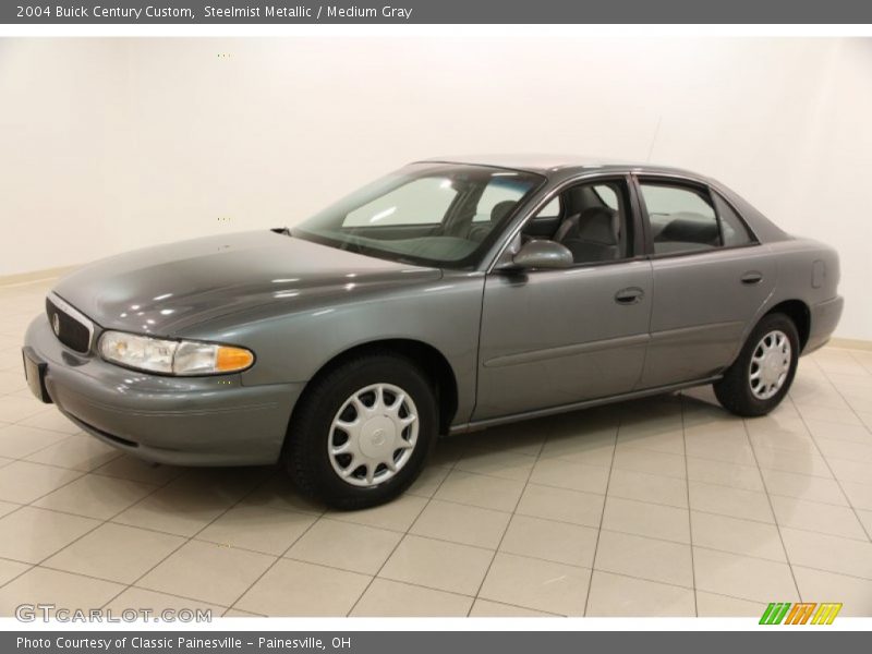 Steelmist Metallic / Medium Gray 2004 Buick Century Custom