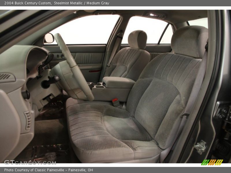 Steelmist Metallic / Medium Gray 2004 Buick Century Custom