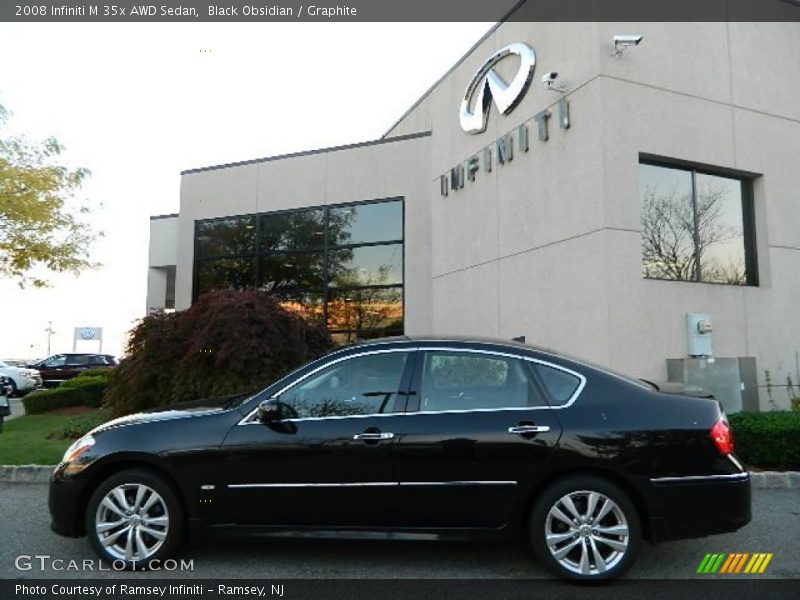 Black Obsidian / Graphite 2008 Infiniti M 35x AWD Sedan