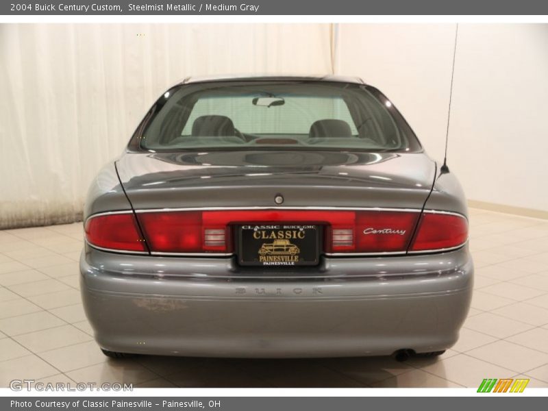 Steelmist Metallic / Medium Gray 2004 Buick Century Custom