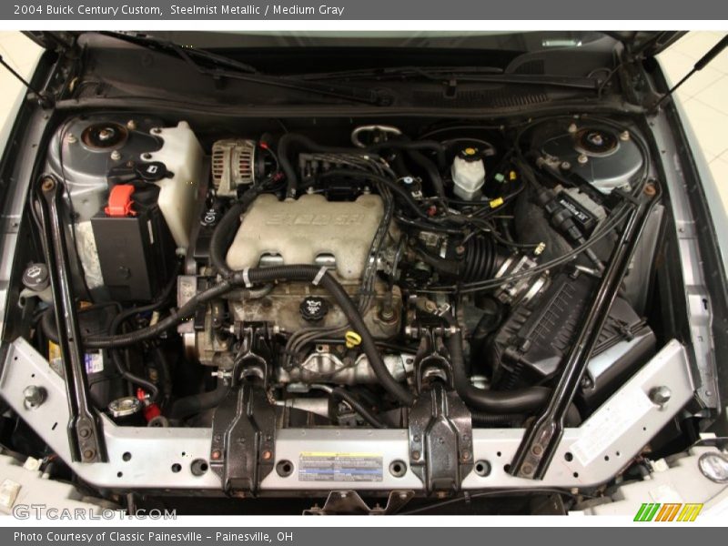 Steelmist Metallic / Medium Gray 2004 Buick Century Custom