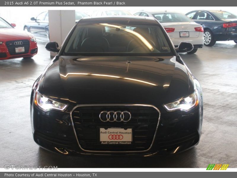 Phantom Black Pearl / Black 2015 Audi A6 2.0T Premium Plus Sedan