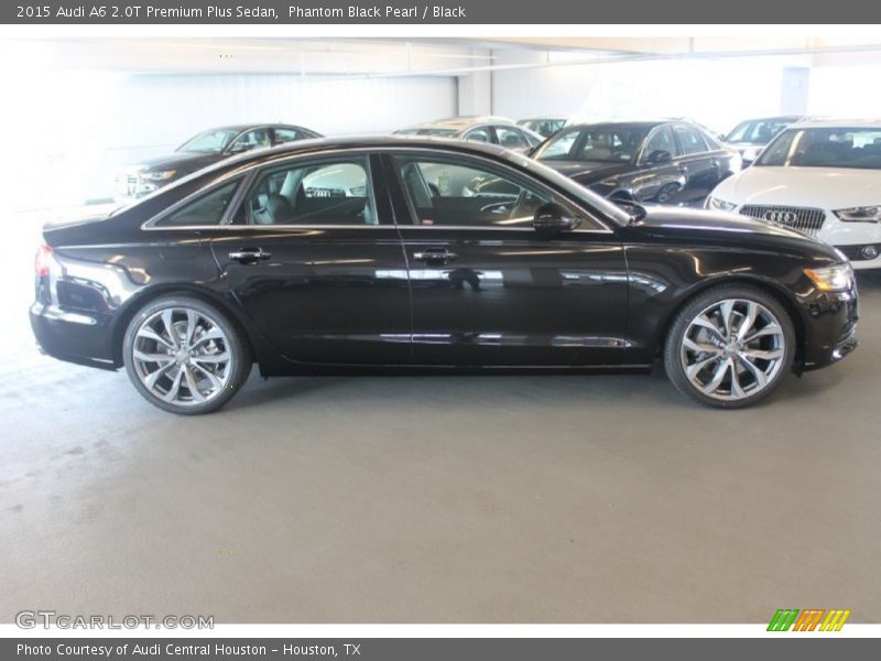 Phantom Black Pearl / Black 2015 Audi A6 2.0T Premium Plus Sedan