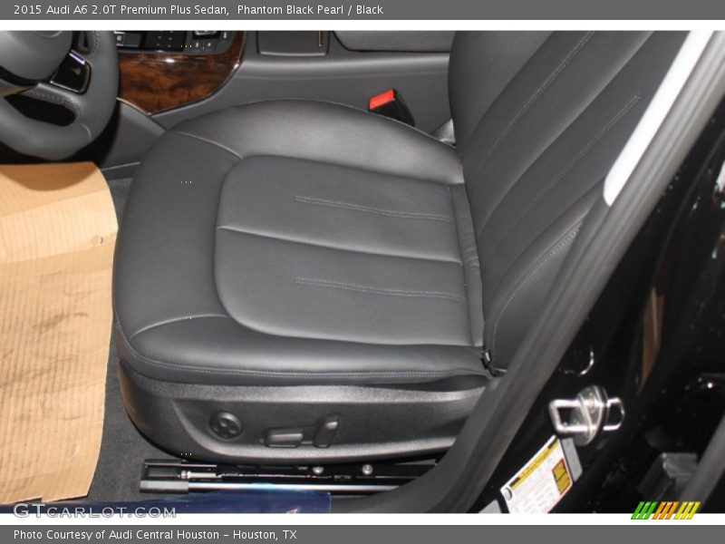 Phantom Black Pearl / Black 2015 Audi A6 2.0T Premium Plus Sedan