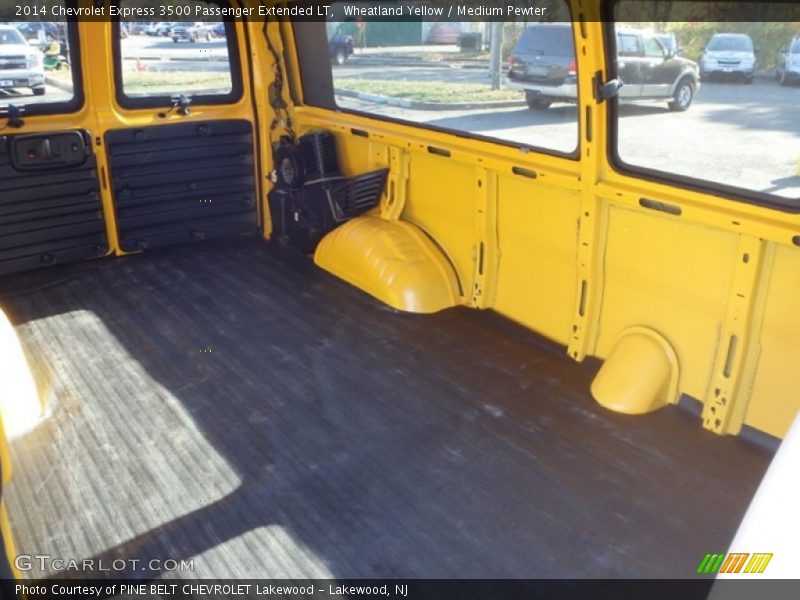 Wheatland Yellow / Medium Pewter 2014 Chevrolet Express 3500 Passenger Extended LT