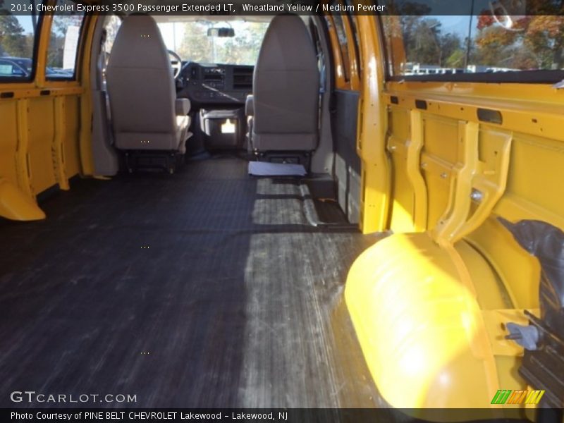 Wheatland Yellow / Medium Pewter 2014 Chevrolet Express 3500 Passenger Extended LT
