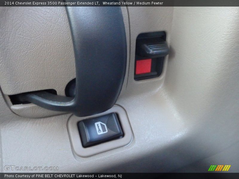 Wheatland Yellow / Medium Pewter 2014 Chevrolet Express 3500 Passenger Extended LT