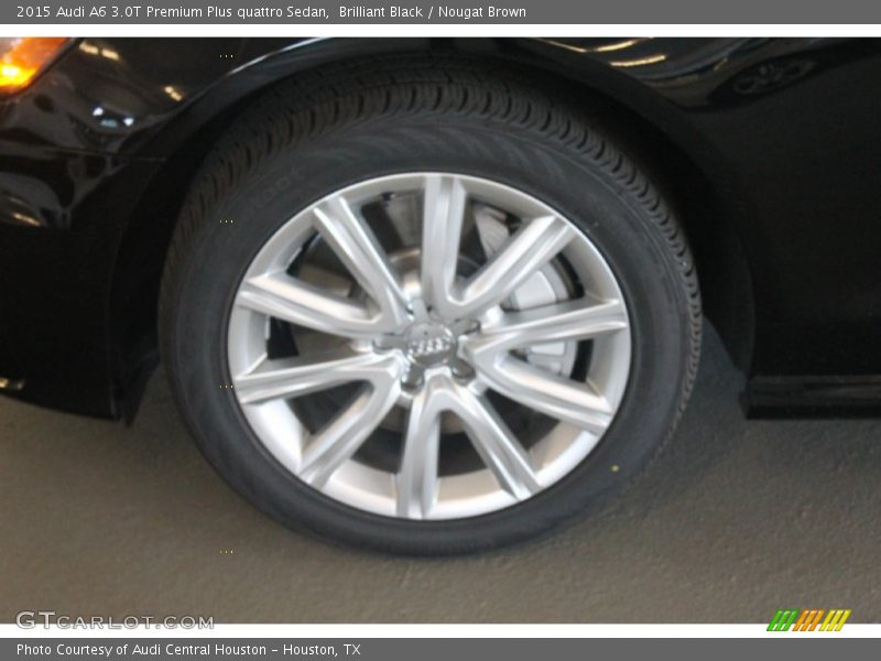 Brilliant Black / Nougat Brown 2015 Audi A6 3.0T Premium Plus quattro Sedan