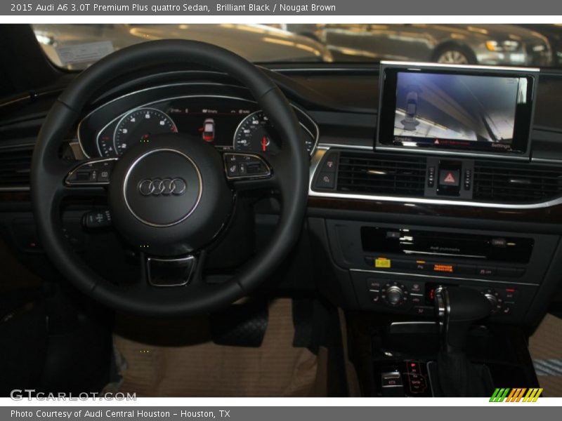 Brilliant Black / Nougat Brown 2015 Audi A6 3.0T Premium Plus quattro Sedan