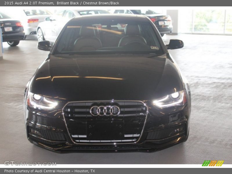 Brilliant Black / Chestnut Brown/Black 2015 Audi A4 2.0T Premium