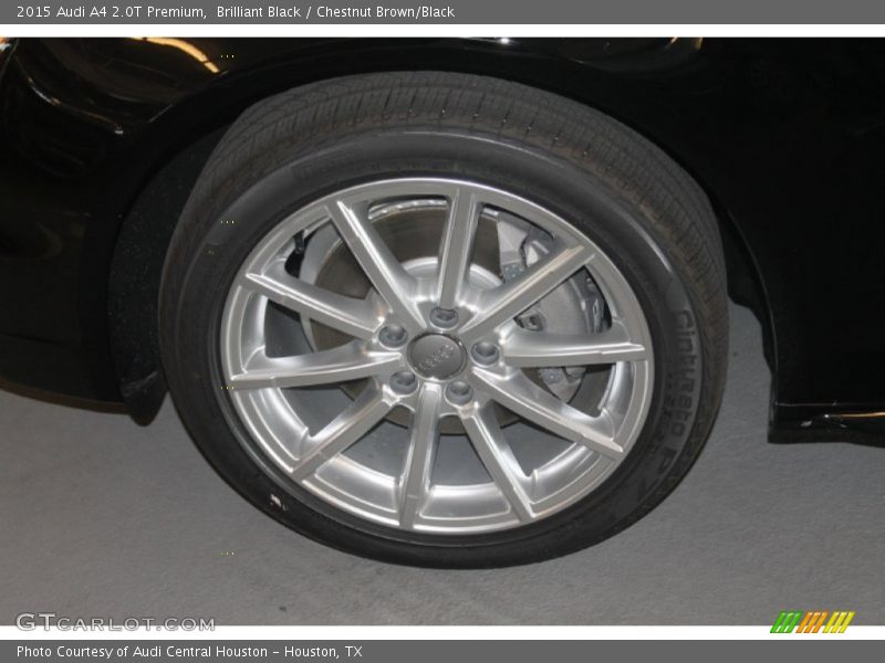 Brilliant Black / Chestnut Brown/Black 2015 Audi A4 2.0T Premium