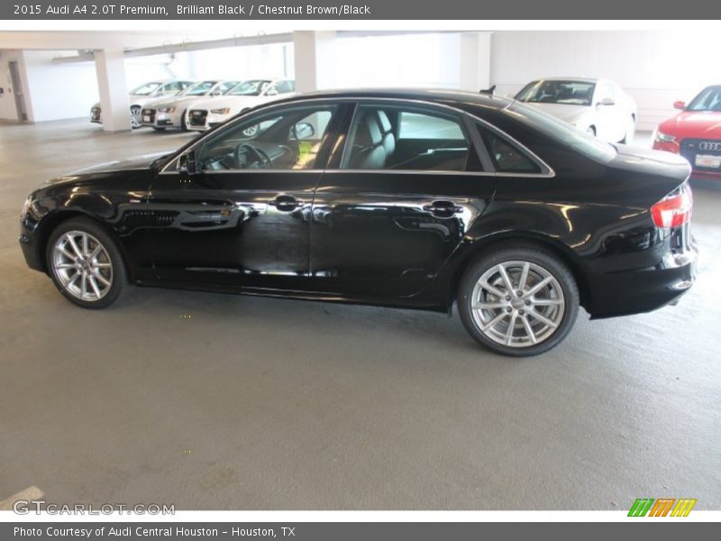 Brilliant Black / Chestnut Brown/Black 2015 Audi A4 2.0T Premium