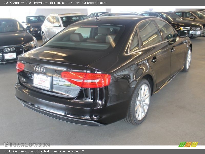 Brilliant Black / Chestnut Brown/Black 2015 Audi A4 2.0T Premium