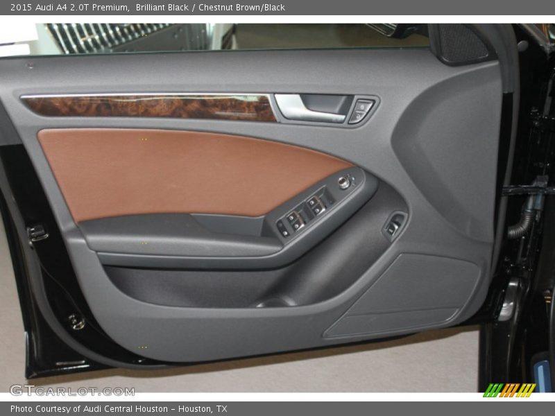 Brilliant Black / Chestnut Brown/Black 2015 Audi A4 2.0T Premium